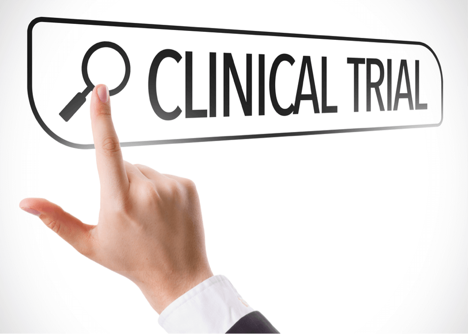 searching online for a clinical trial 